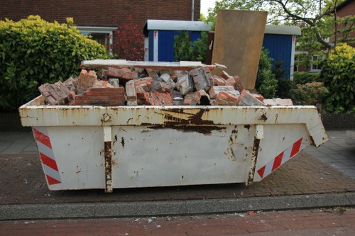 Home clearance team working in a Golders Green residence