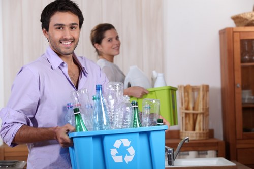 Eco-friendly disposal of garage items